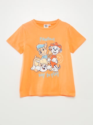 T-shirt 'Patrulha Pata' de manga curta