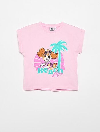 T-shirt "Patrulha Pata" de manga curta
