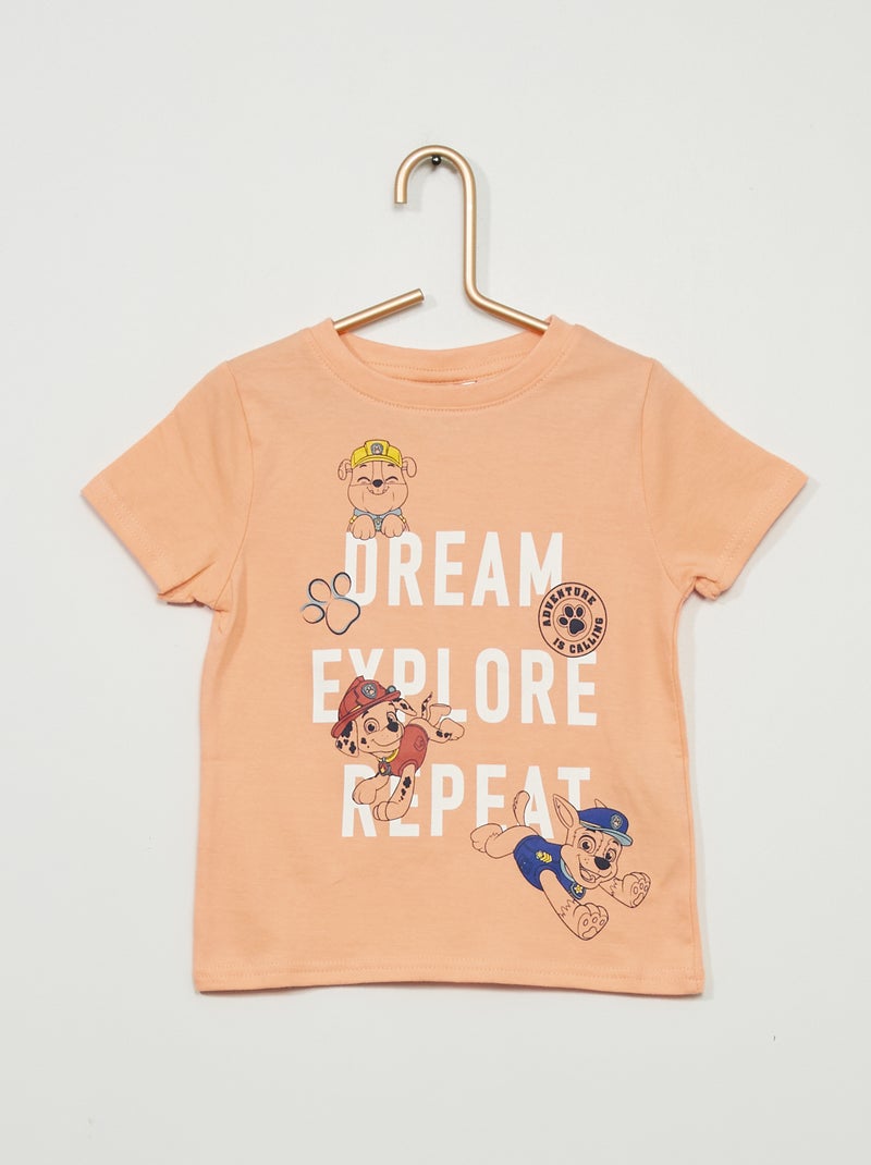 T-shirt 'Patrulha Pata' LARANJA - Kiabi