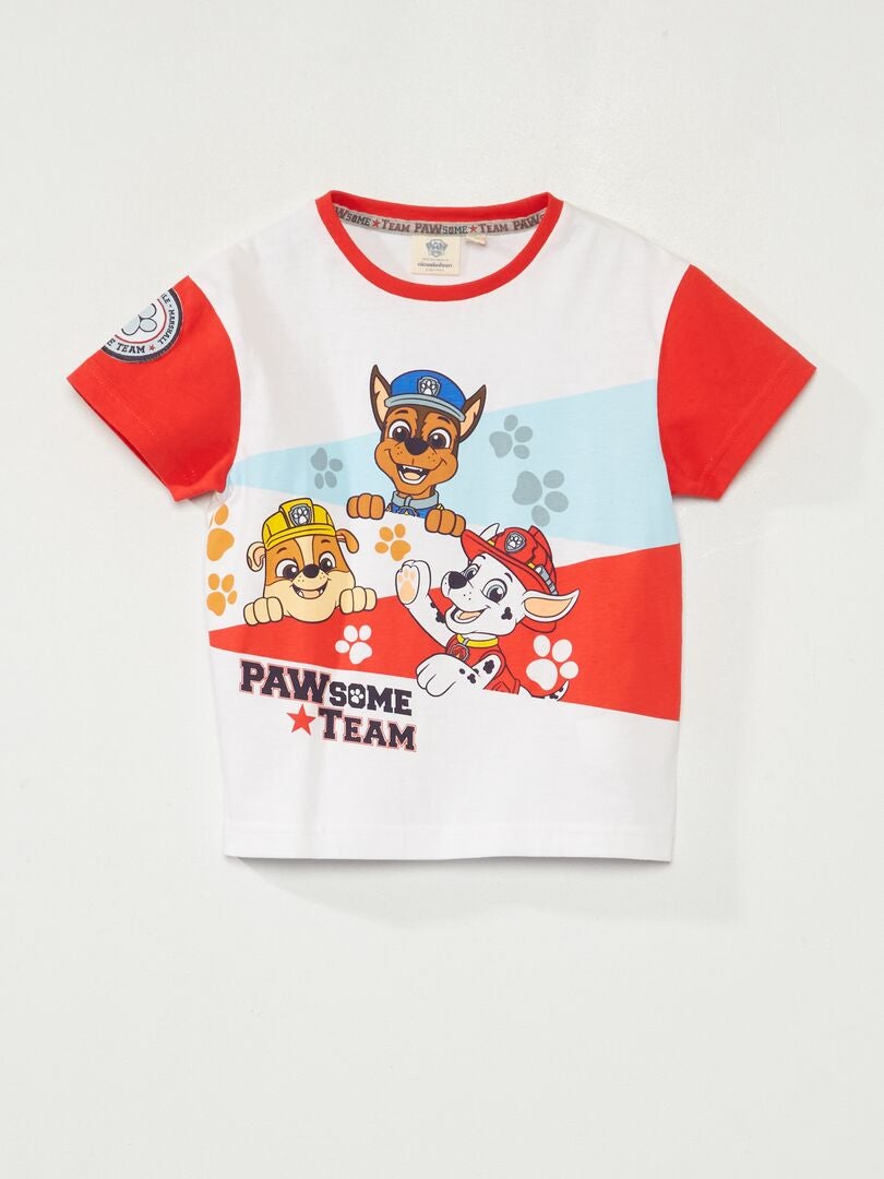 T-shirt 'Patrulha Pata' Vermelho - Kiabi