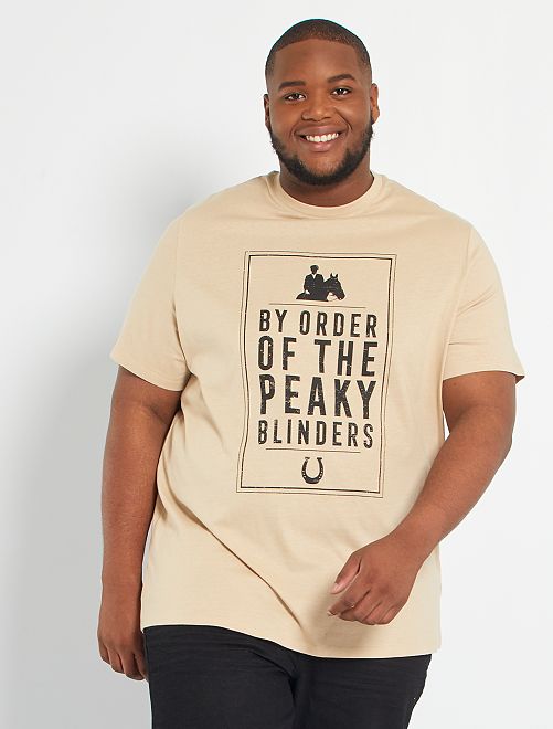 T-shirt 'Peaky Blinders'                             BEGE 
