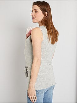 T-shirt pele contra pele de conceção ecológica - Kiabi