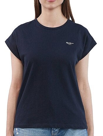T-shirt feminina vermelha pepe jeans bloom