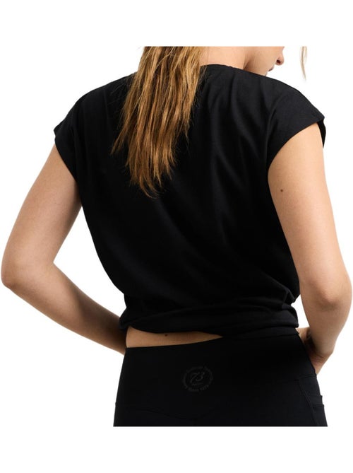 T-shirt pepe jeans blooma preto para mulher - Kiabi T-shirt pepe jeans blooma preto para mulher - Kiabi