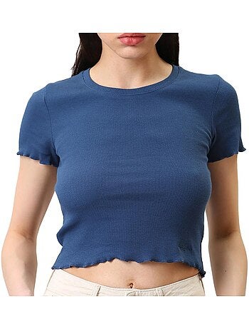T-shirt Pepe Jeans Cara para Mulher Azul Marinho