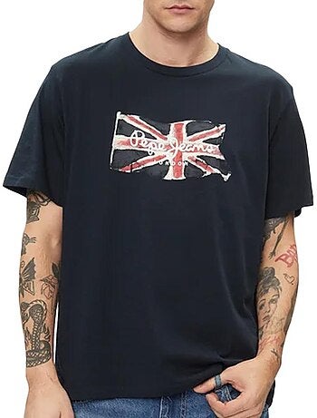 T-shirt Pepe Jeans Clag para Homem Azul Marinho