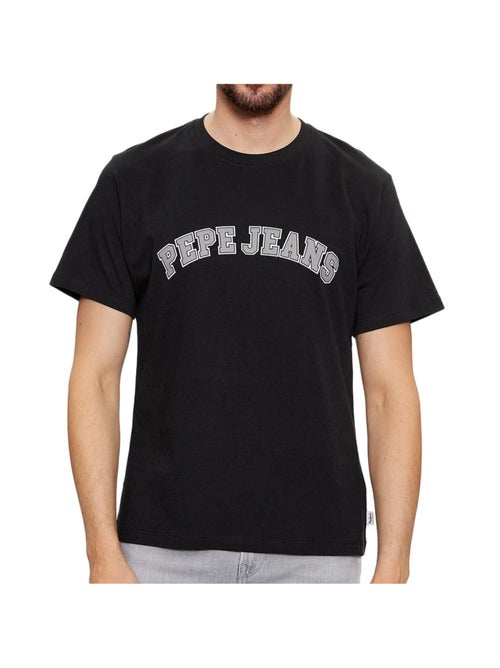 T-shirt Pepe Jeans Clement Preto para Homem - Kiabi