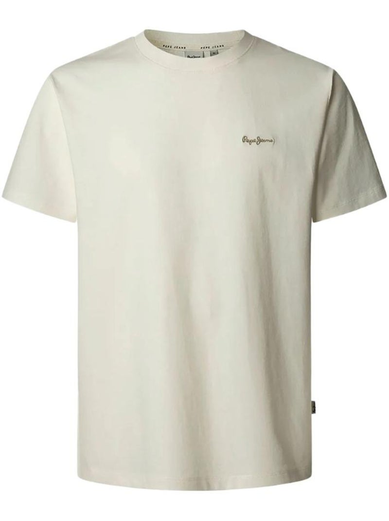 T-shirt Pepe Jeans Contrast para Homem Branco Branco - Kiabi