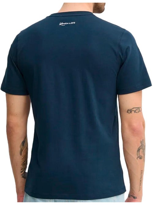 T-shirt Pepe Jeans Daxton para Homem Azul-Marinho - Kiabi