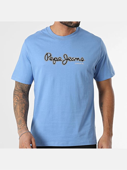 T-shirt Pepe Jeans Dorian Azul para Homem - Kiabi