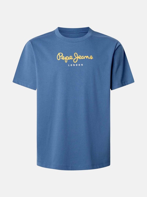 T-shirt Pepe Jeans Eggo AQW Azul para Homem - Kiabi