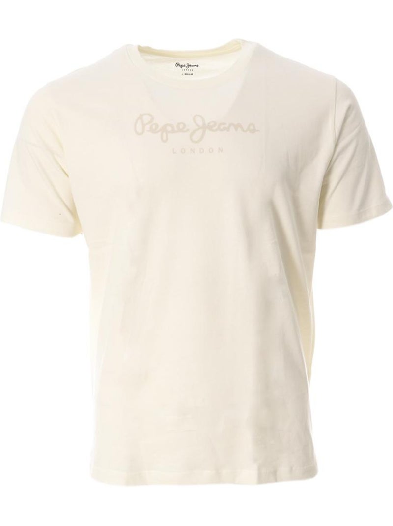 T-shirt Pepe Jeans Eggo AQW para Homem em Cru Ecru - Kiabi
