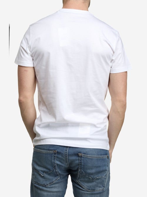 T-shirt Pepe Jeans Eggo N Branco para Homem - Kiabi