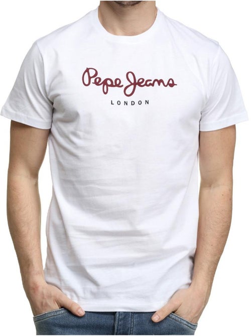 T-shirt Pepe Jeans Eggo N Branco para Homem - Kiabi T-shirt Pepe Jeans Eggo N Branco para Homem - Kiabi