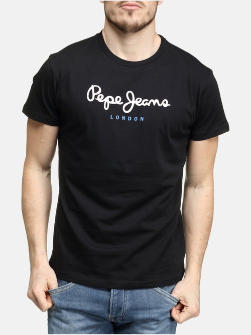 T-shirt Pepe Jeans Eggo N Preto para Homem - Kiabi T-shirt Pepe Jeans Eggo N Preto para Homem - Kiabi
