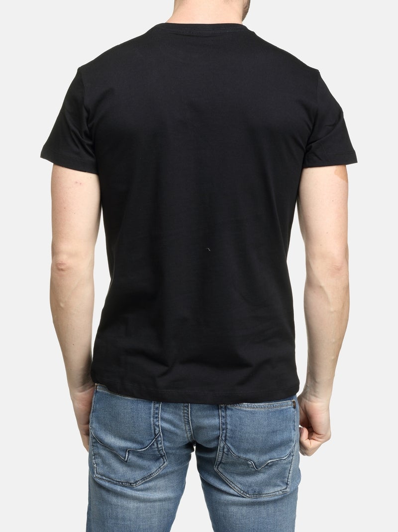T-shirt Pepe Jeans Eggo N Preto para Homem Preto - Kiabi