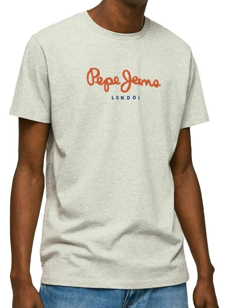 T-shirt Pepe Jeans Eggo SEB Cinzenta para Homem Cinza mesclado - Kiabi