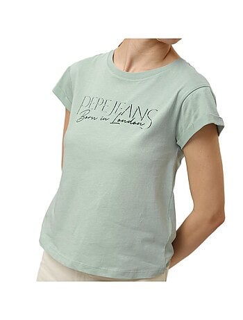 T-shirt Pepe Jeans Hannon Verde para Mulher