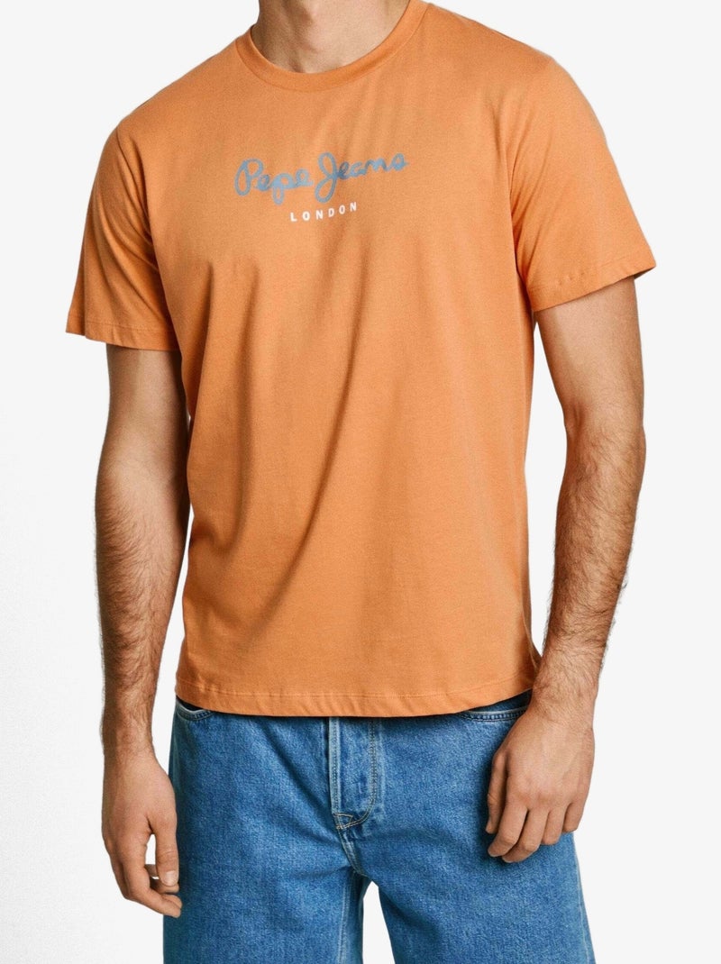 T-shirt Pepe Jeans Laranja para Homem 508208 Laranja - Kiabi