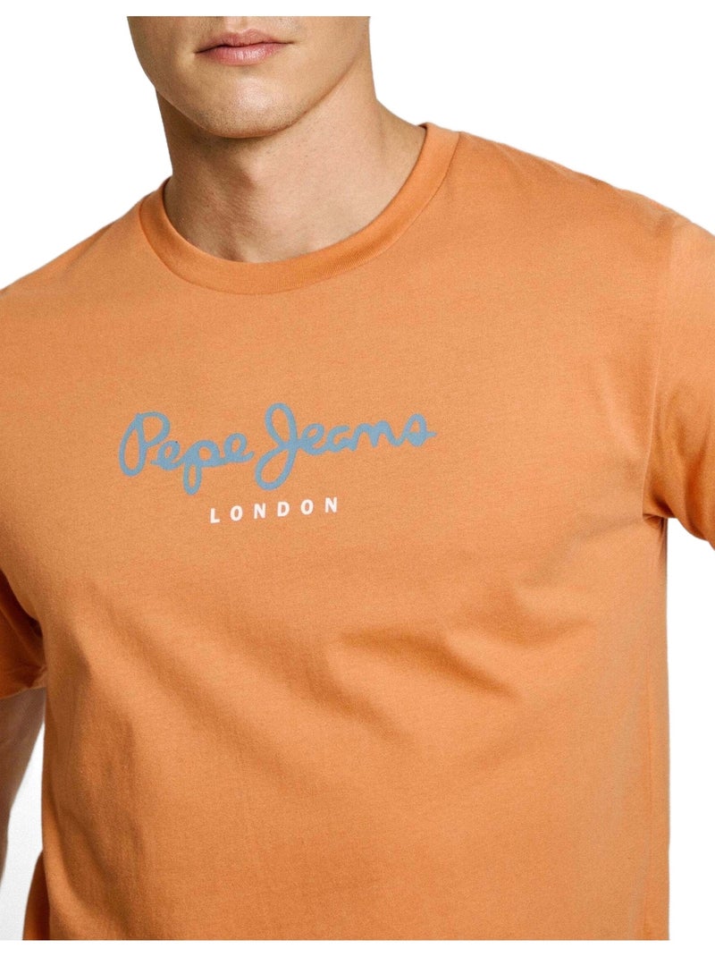 T-shirt Pepe Jeans Laranja para Homem 508208 Laranja - Kiabi
