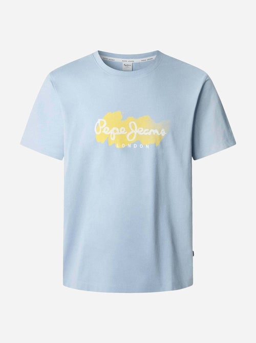 T-shirt Pepe Jeans Milton Azul para Homem - Kiabi