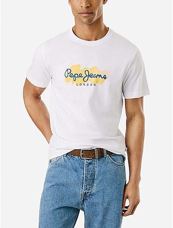 T-shirt Pepe Jeans Milton Branco para Homem