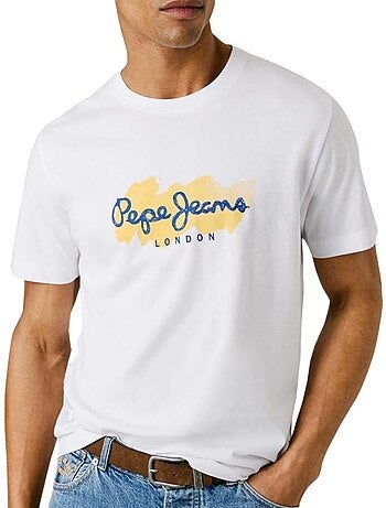 T-shirt amarelo para homem pepe jeans milton