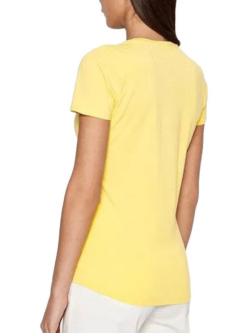 T-shirt pepe jeans new virginia para mulher amarelo/branco - Kiabi T-shirt pepe jeans new virginia para mulher amarelo/branco - Kiabi