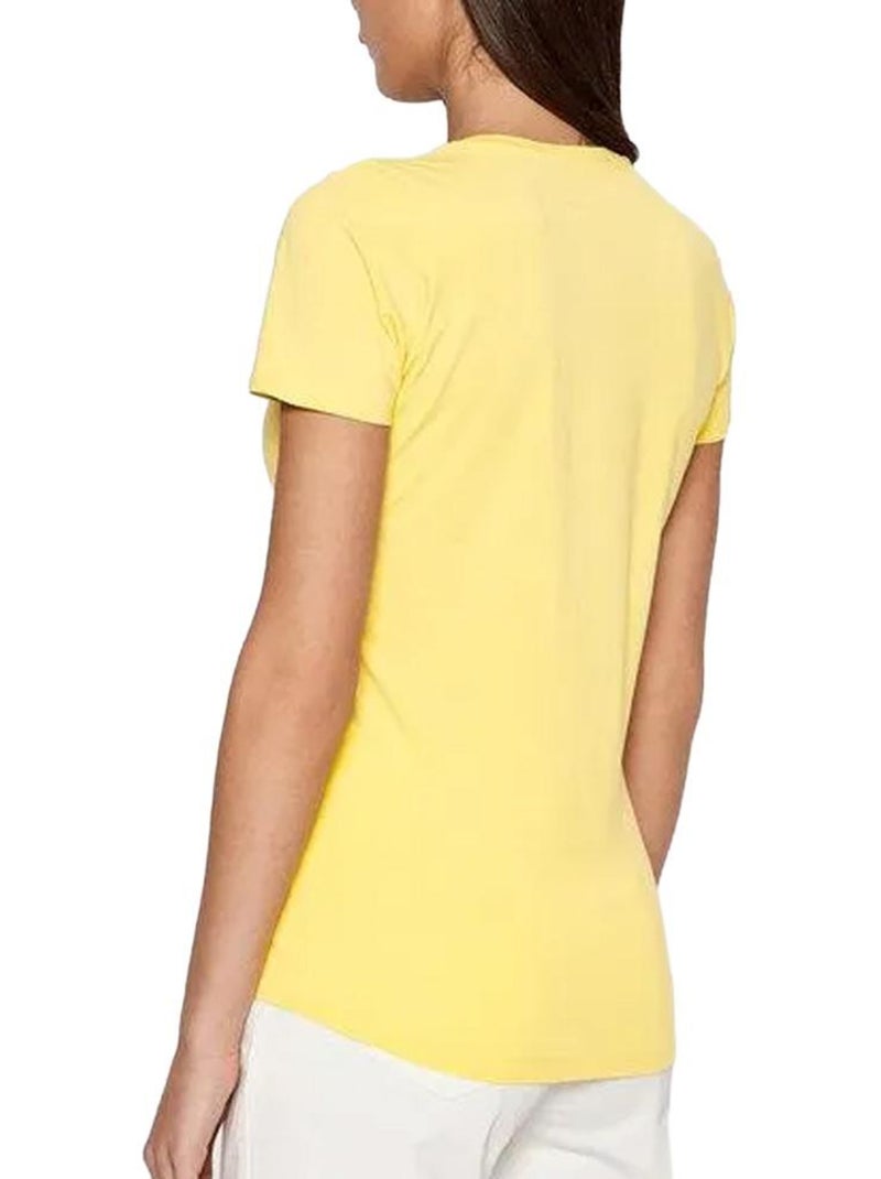 T-shirt pepe jeans new virginia para mulher amarelo/branco Bege - Kiabi