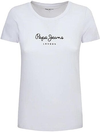 T-shirt feminina pepe jeans new virginia preta