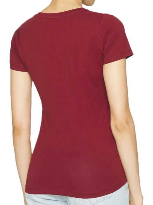 T-shirt pepe jeans new virginia vermelha para mulher - Kiabi T-shirt pepe jeans new virginia vermelha para mulher - Kiabi