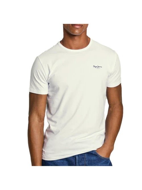 T-shirt Pepe Jeans Original Basic 3N Cru para Homem - Kiabi T-shirt Pepe Jeans Original Basic 3N Cru para Homem - Kiabi