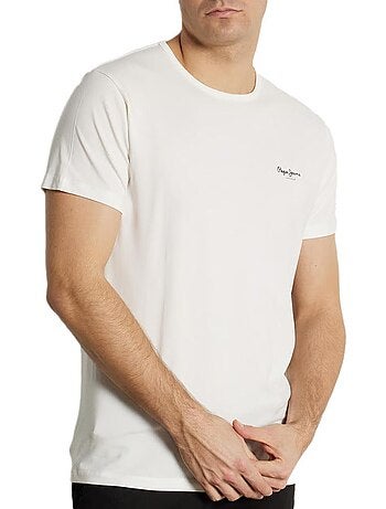 T-Shirt Bordô Original Pepe Jeans para Homem