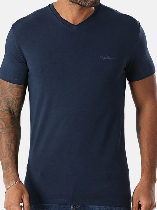 T-shirt pepe jeans original para homem azul marinho - Kiabi T-shirt pepe jeans original para homem azul marinho - Kiabi