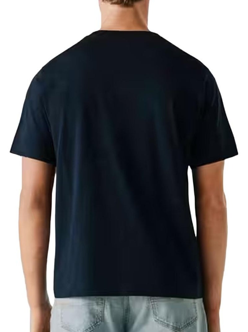 T-shirt Pepe Jeans Original para Homem Azul Marinho Azul - Kiabi