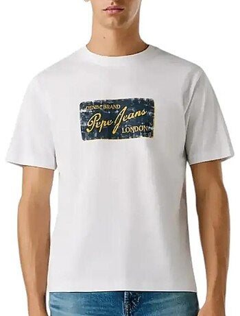 T-shirt Pepe Jeans Original para Homem Azul Marinho
