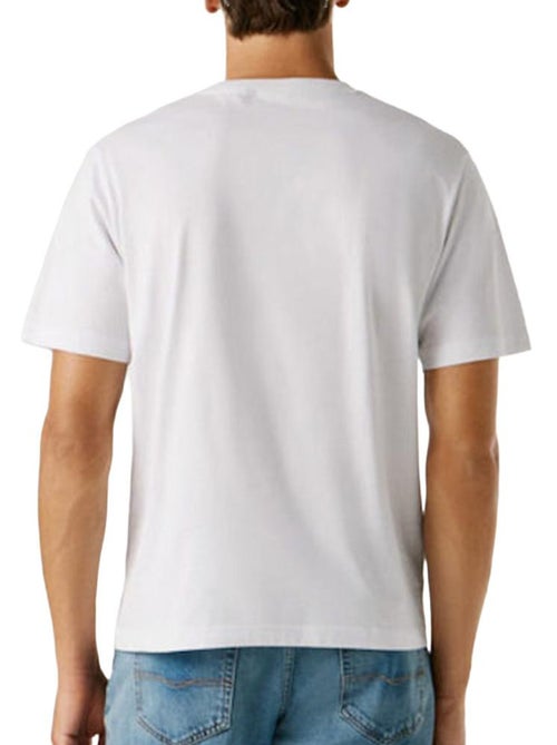 T-Shirt Pepe Jeans Original para Homem Branco/Amarelo - Kiabi