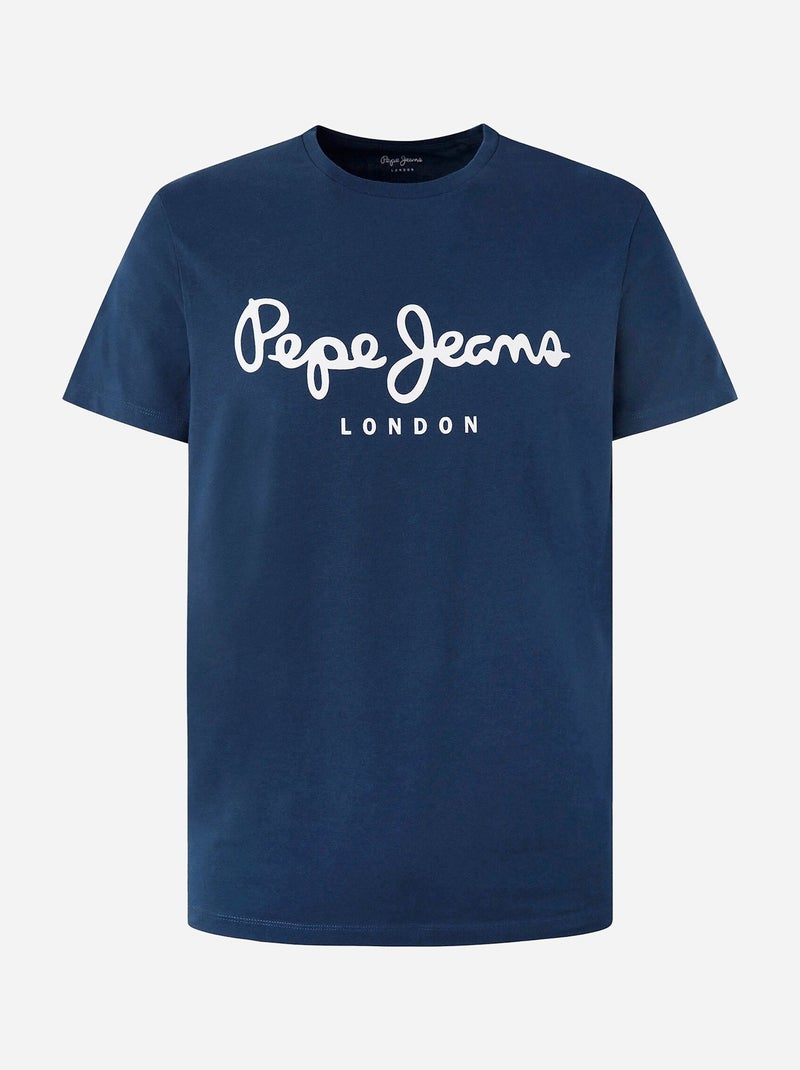 T-shirt Pepe Jeans Original Stretch N para Homem Azul Marinho Azul - Kiabi