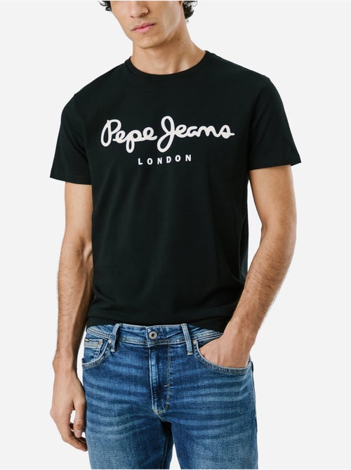 T-shirt Pepe Jeans Original Stretch N Preto para Homem - Kiabi