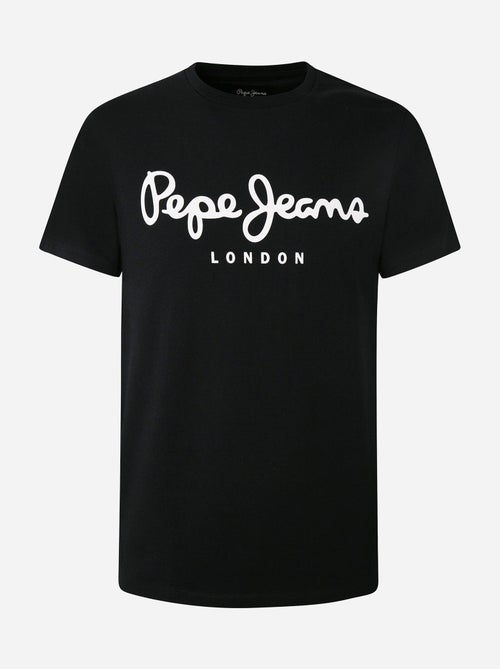 T-shirt Pepe Jeans Original Stretch N Preto para Homem - Kiabi