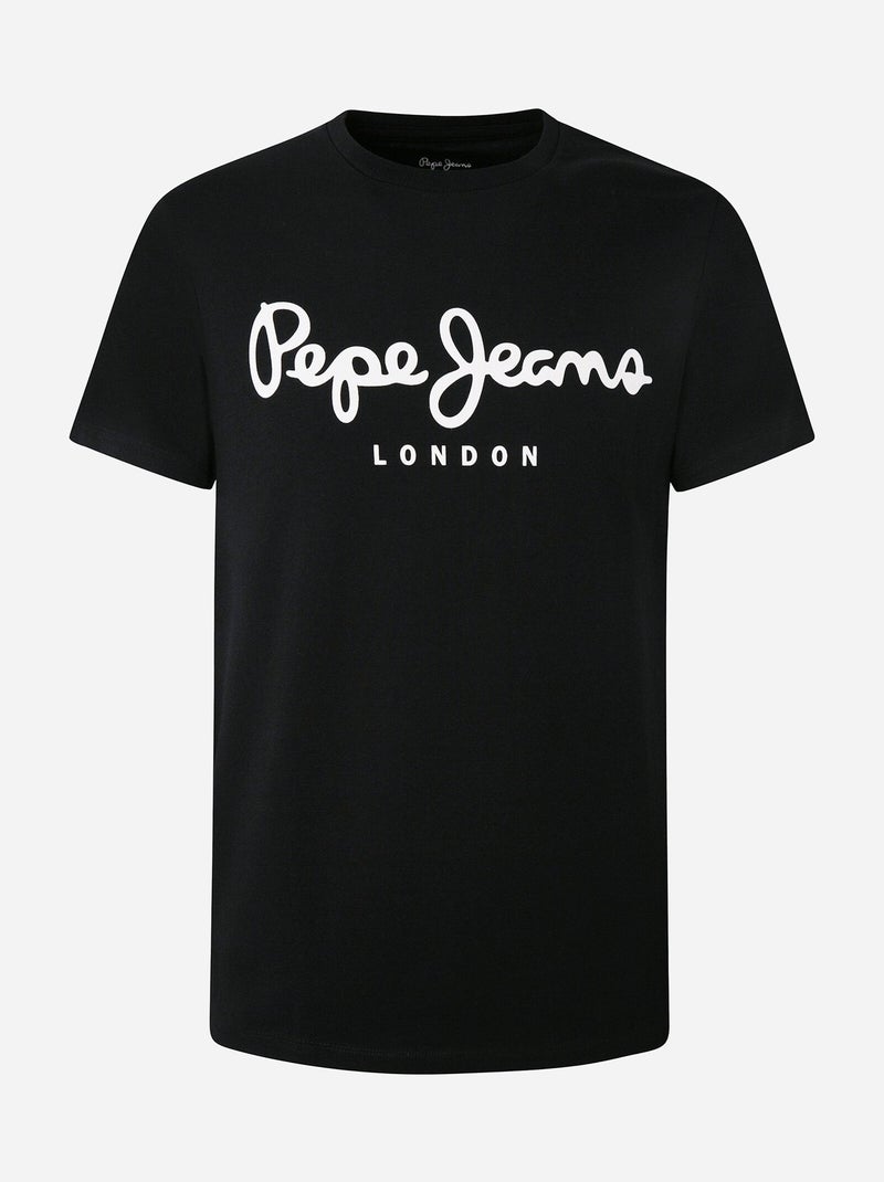 T-shirt Pepe Jeans Original Stretch N Preto para Homem Preto - Kiabi