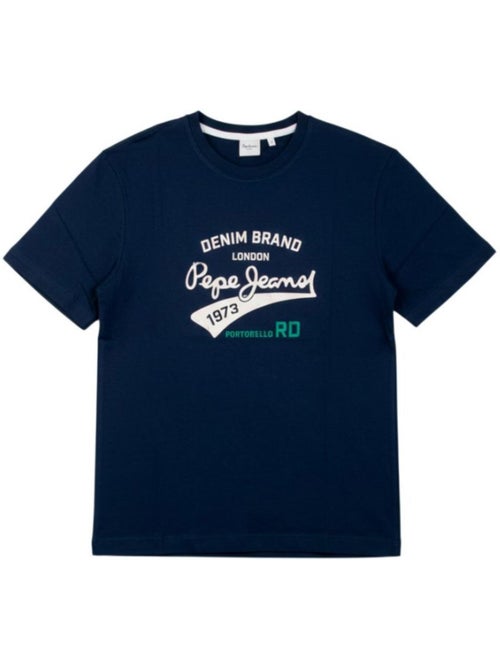 T-shirt Pepe Jeans para Homem - Azul Marinho - Kiabi