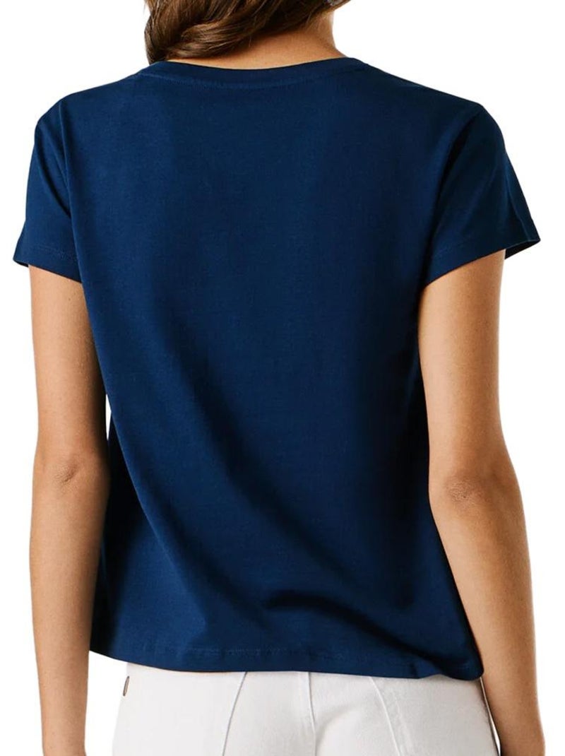 T-shirt pepe jeans para mulher azul marinho Azul - Kiabi