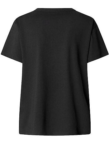 T-shirt pepe jeans para mulher preto