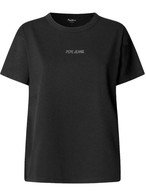 T-shirt pepe jeans para mulher preto - Kiabi T-shirt pepe jeans para mulher preto - Kiabi