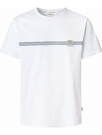 T-shirt Pepe Jeans Tad Branco para Homem