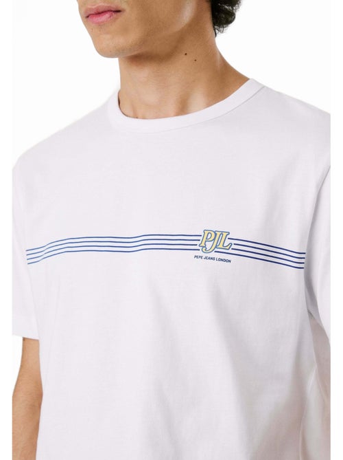 T-shirt pepe jeans tad branco para homem - Kiabi T-shirt pepe jeans tad branco para homem - Kiabi