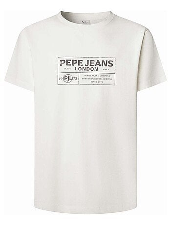 T-Shirt Pepe Jeans Tharky para Homem Branco