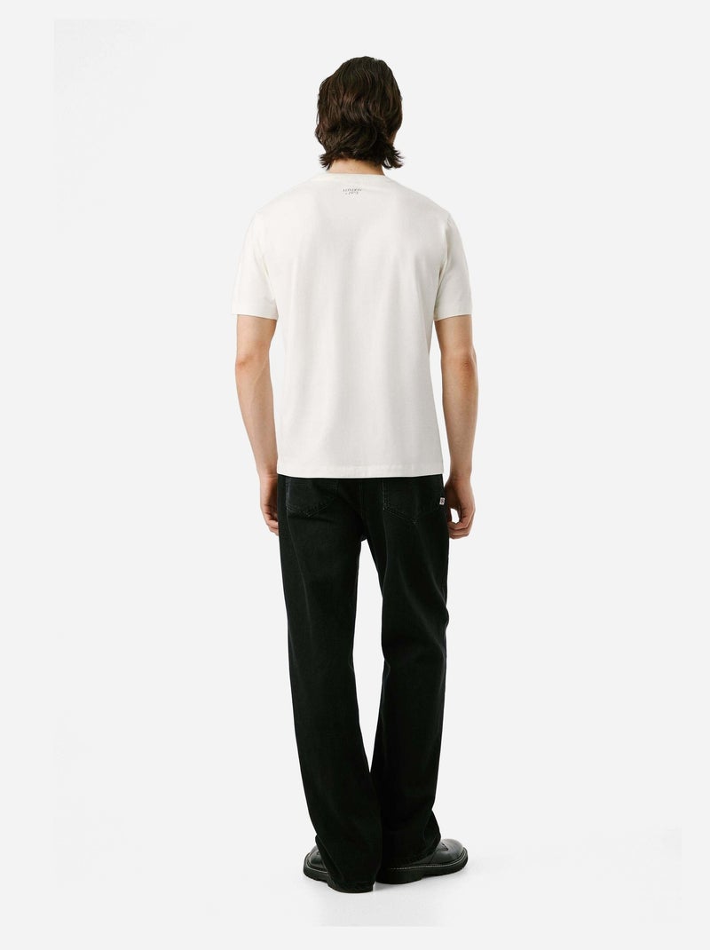 T-Shirt Pepe Jeans Tharky para Homem Branco Branco - Kiabi