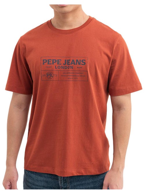 T-Shirt Pepe Jeans Tharky para Homem Branco - Kiabi